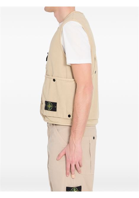 gilet 6100007 uomo beige STONE ISLAND | L1S15 6100007 S0184V019A